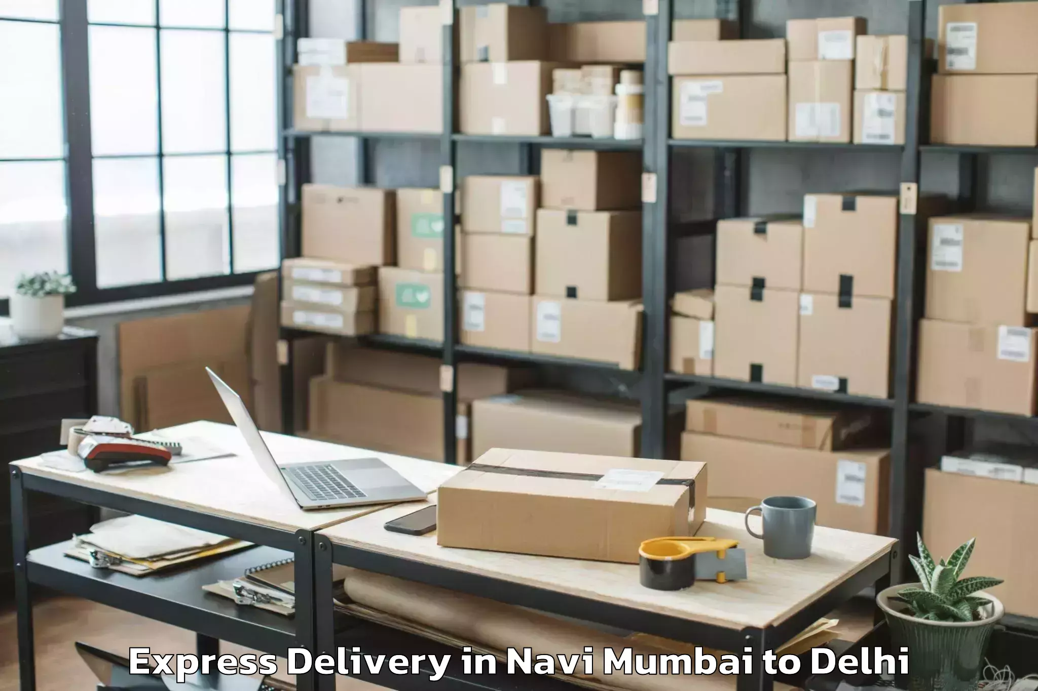 Get Navi Mumbai to Sarojini Nagar Express Delivery